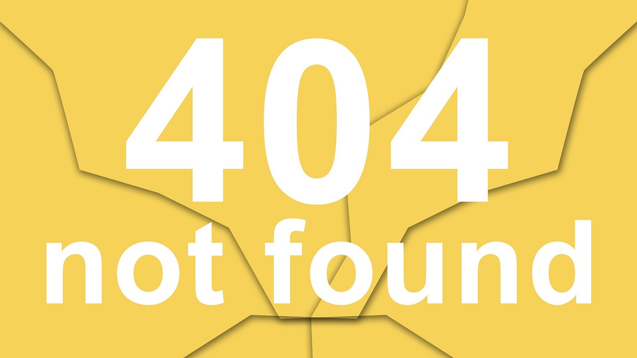 404 error Not Found